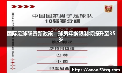 国际足球联赛新政策：球员年龄限制将提升至35岁